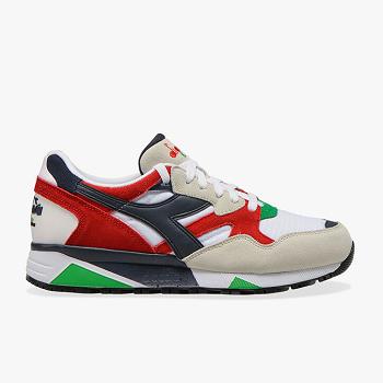 Diadora N9002 Bezove / Cervene - Panske Tenisky